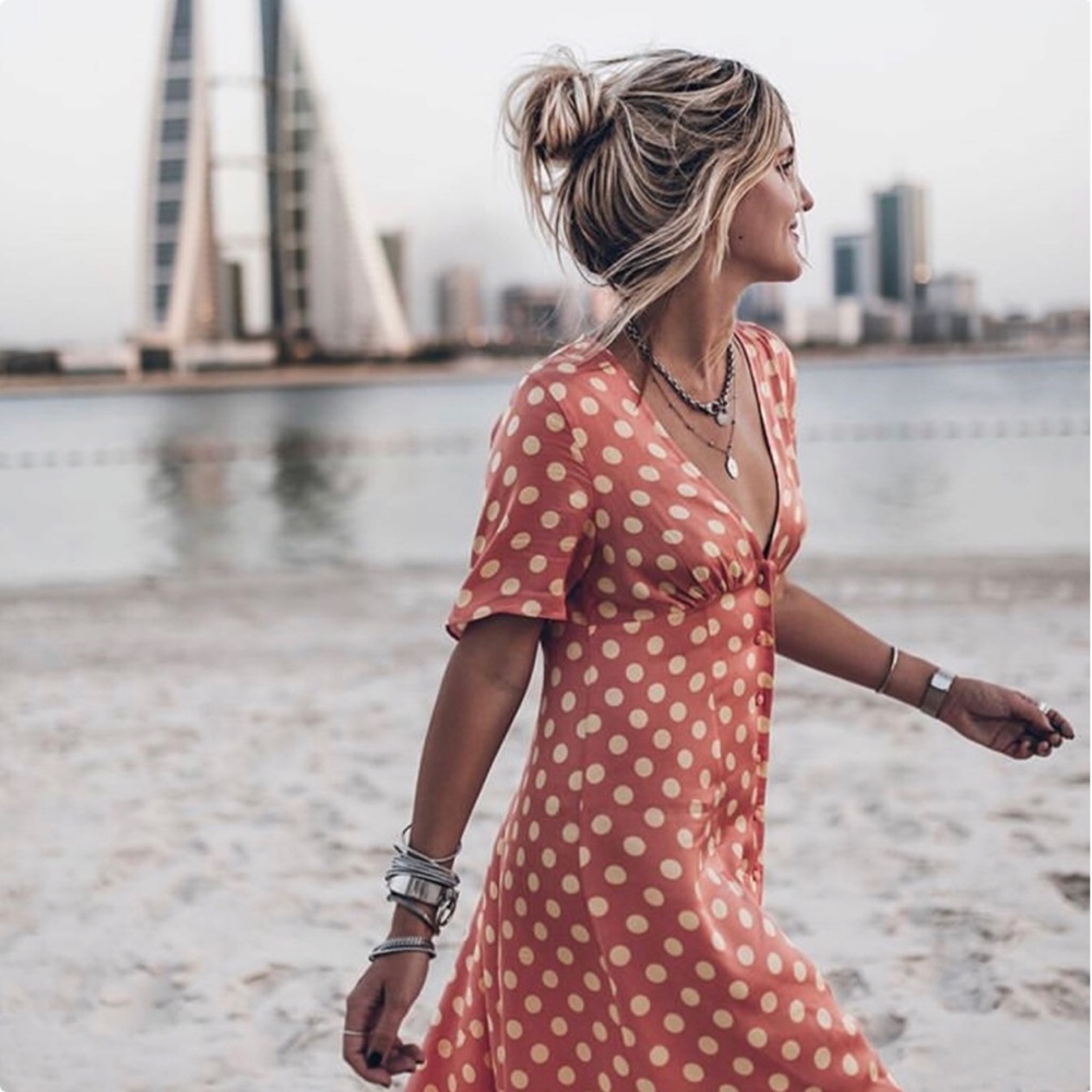 NWOT Zara Polka Dot Dress